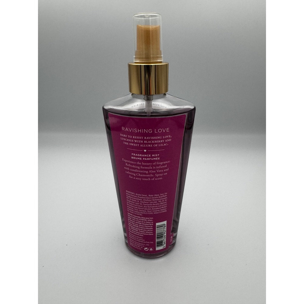 RARE Victoria's Secret Ravishing Love Fragrance Mist 8.4 fl oz Blackberry Lilac - Picture 2 of 4